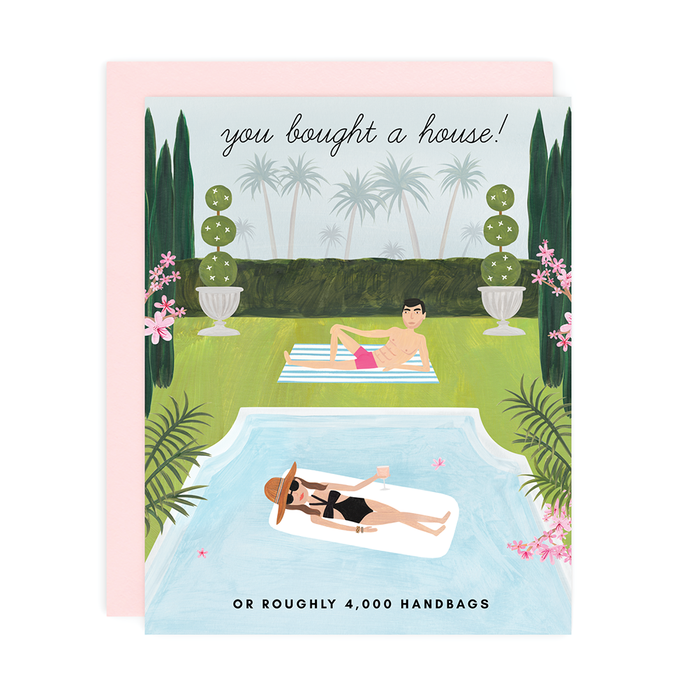 You Bought A House! Card