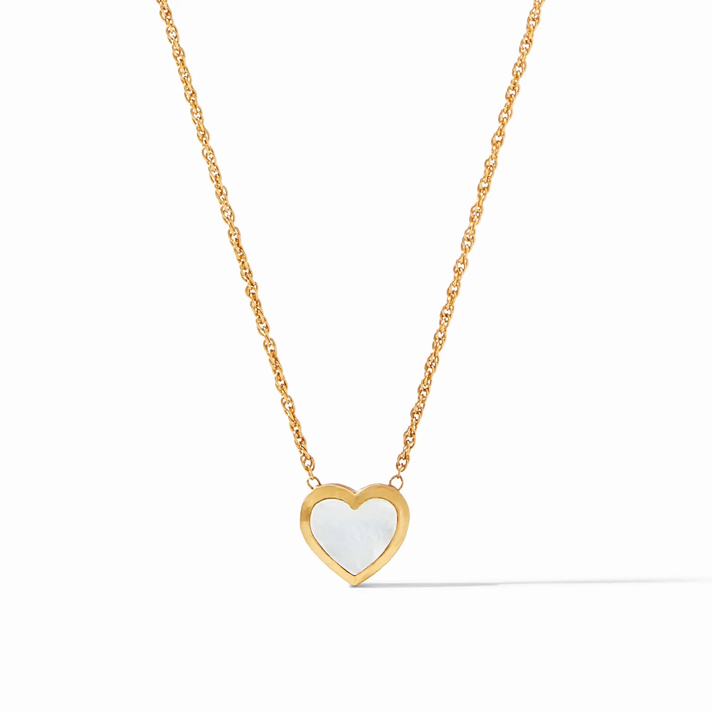 Heart Delicate Necklace MOP
