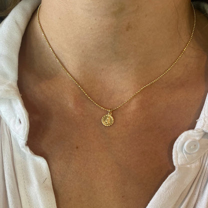 Mini Guadalupe Charm Necklace