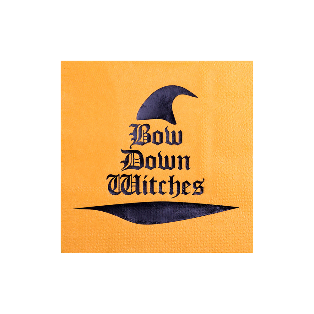 Bow Down Witches Witty Cocktail Napkins
