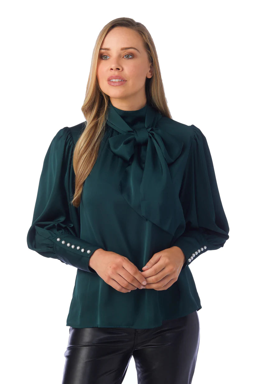 Evergreen Josephine Top