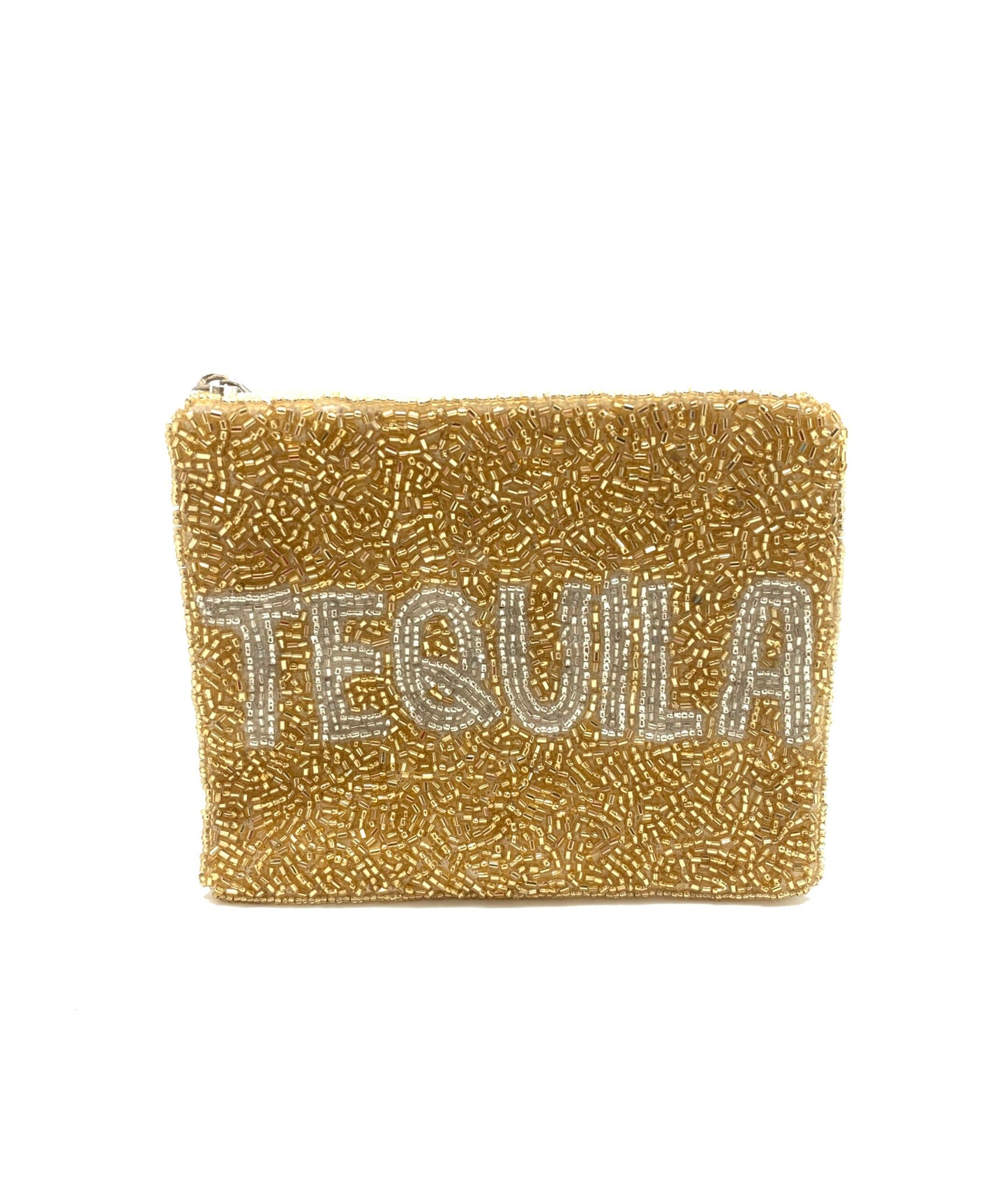 Tequila Mini Beaded Pouch