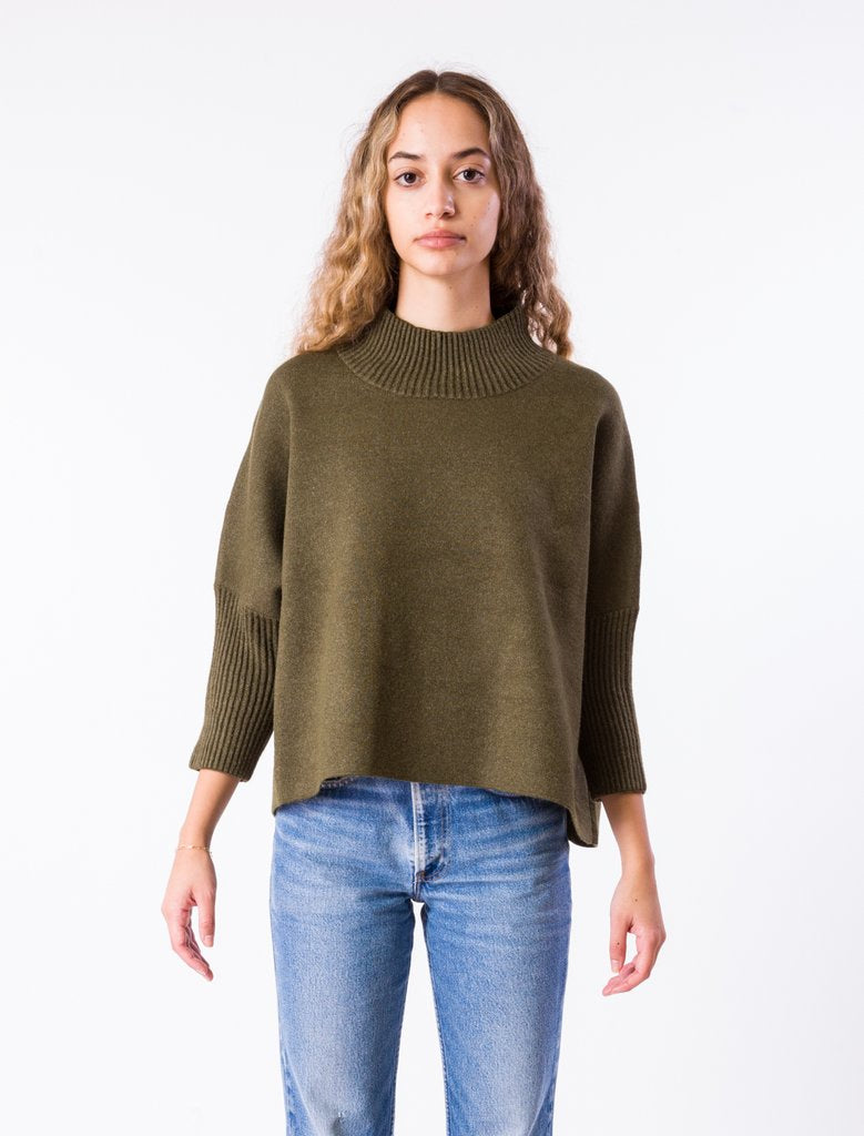 Olive Aja Crop Sweater – Lucy Rose