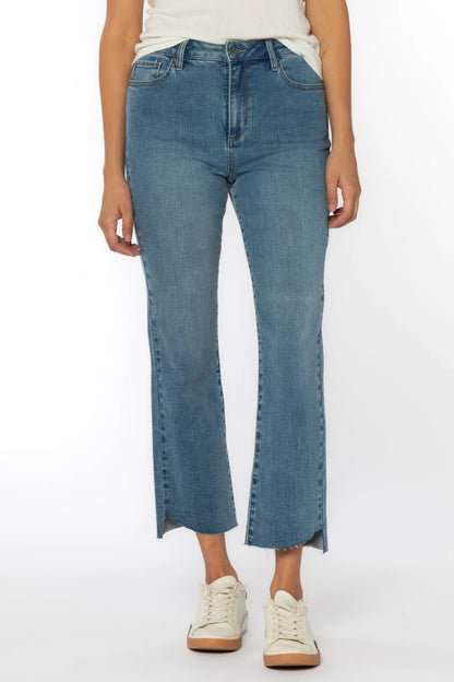 Maven Blue High Rise Cropped Jeans
