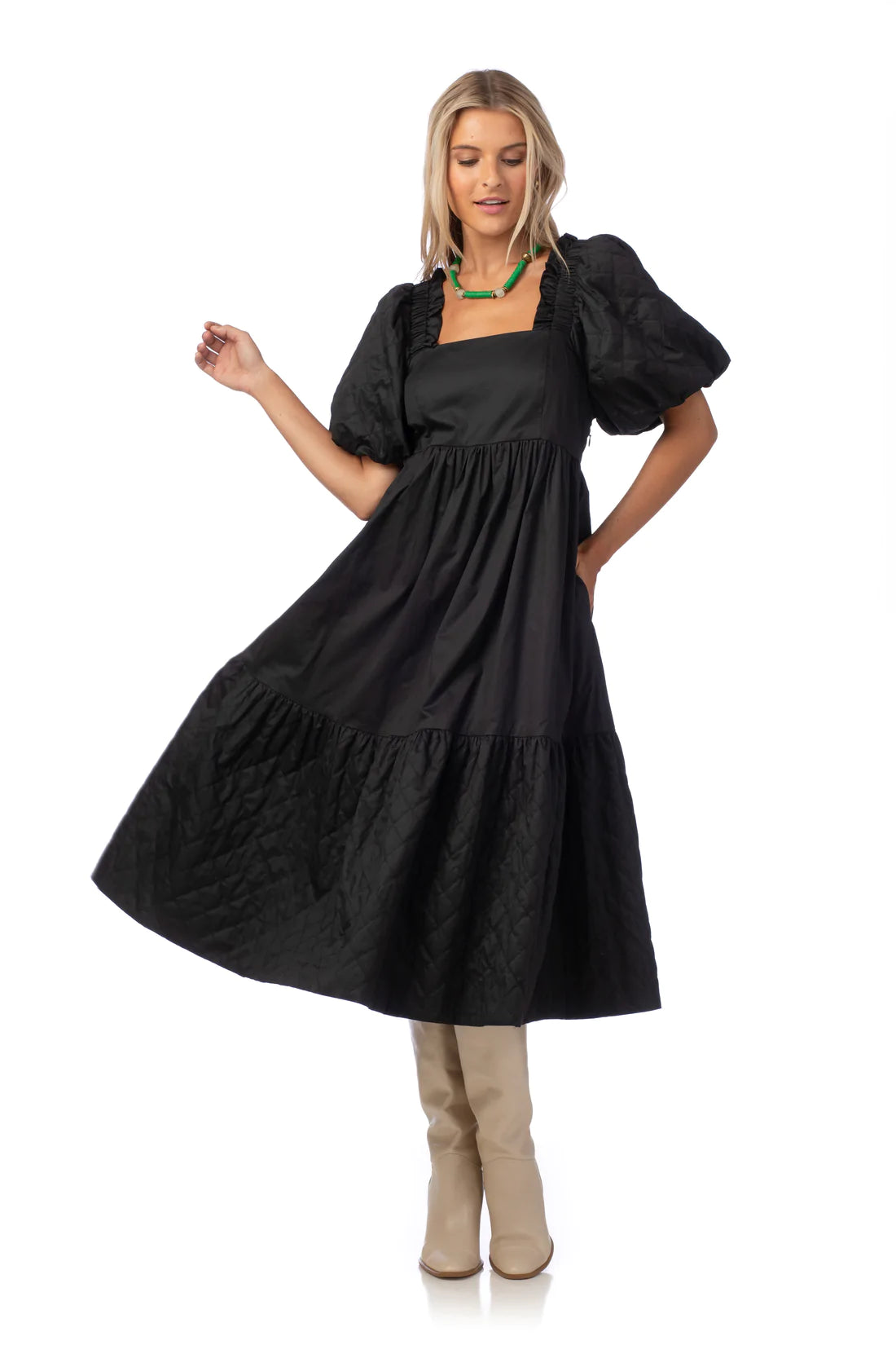 Black Marigold Dress