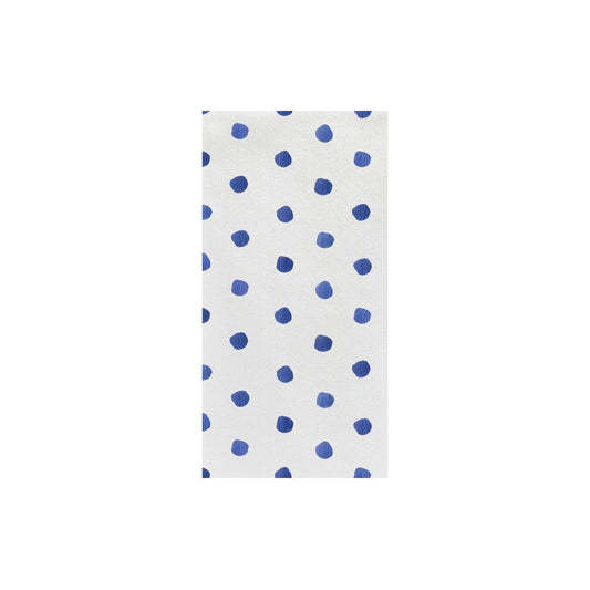 Papersoft Napkins Dot Blue Guest Towels