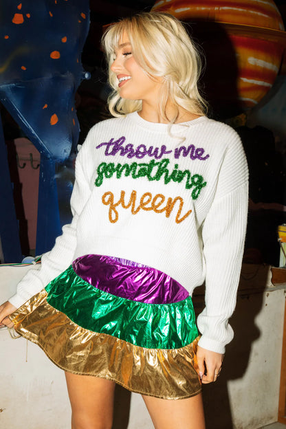 Throw Me Something Queen Sweater