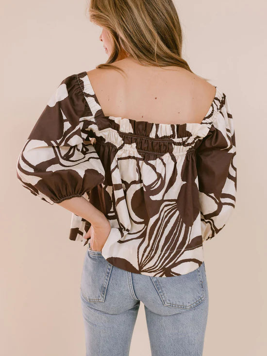 Brown Jungle Bella Top