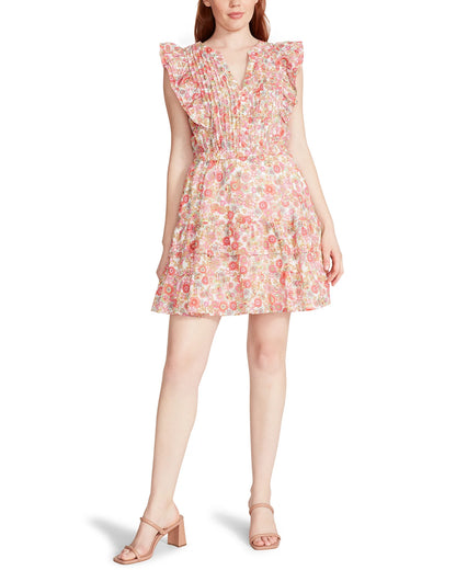 Ditzy Floral Ruffle Kianna Midi Dress