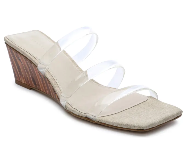 Clear Klique Wedge Sandal