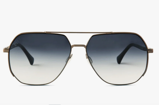 Monaco Gunmetal/Grey Grad Sunglasses
