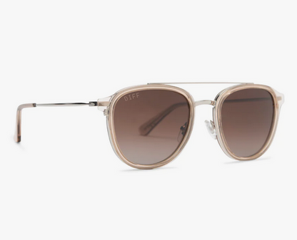 Camden Vintage Crystal/Brown Sunglasses
