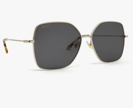Iris Gold Grey Sunglasses
