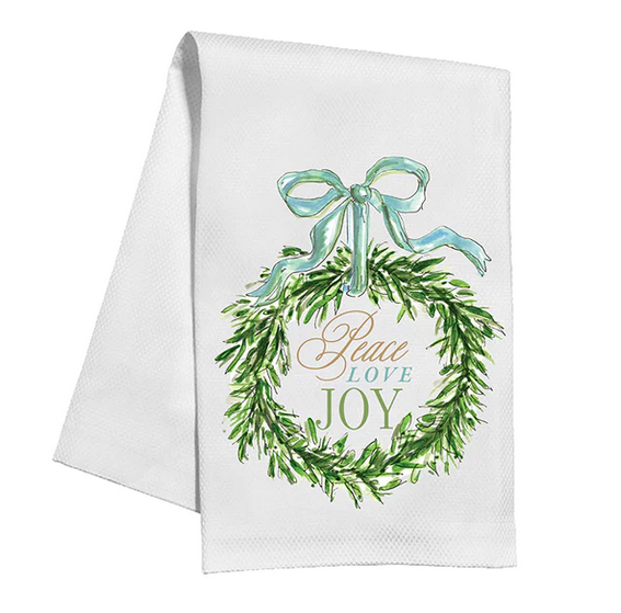 Peace Love Joy Kitchen Towel