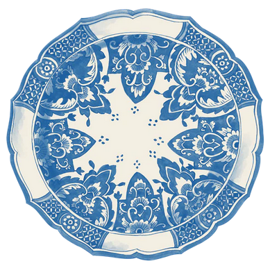 Die Cut China Blue Placemat