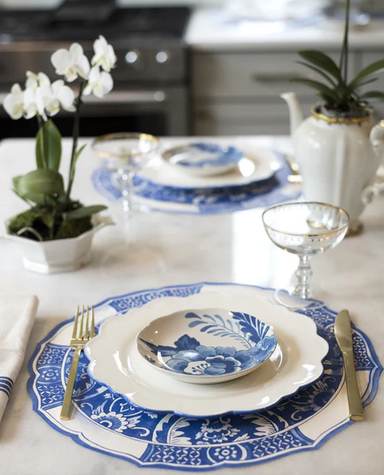 Die Cut China Blue Placemat