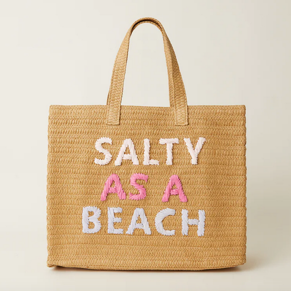 Salty As A Beach Pink Tote