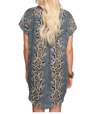 GD-Kris Python Lace-up S/S Dress
