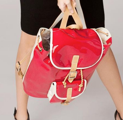 Mini Mondrian Red Backpack