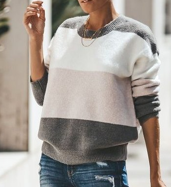 Snowdrop Stripe Sweater