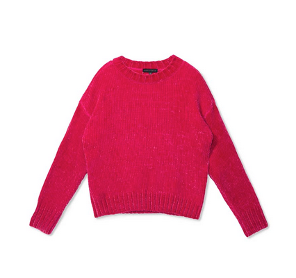 Chenille Pullover Street Pink