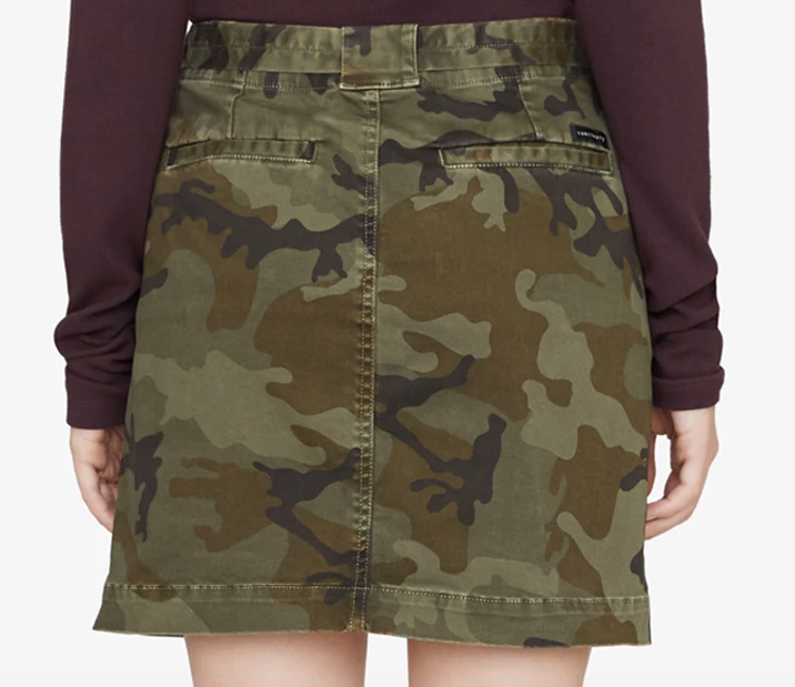 Camo Tie Skirt
