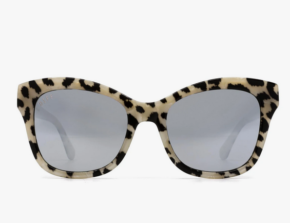 Skylar Leopard & Grey Lens Sunglasses