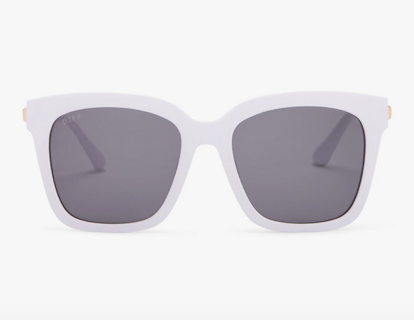 Bella White & Grey Lens Sunglasses