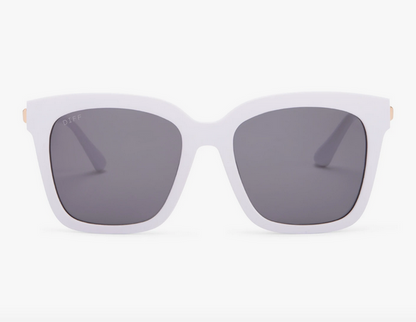 Bella White & Grey Lens Sunglasses
