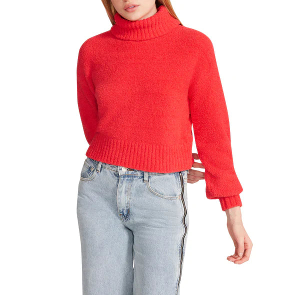 Neon Coral Gabbi Sweater Lucy Rose