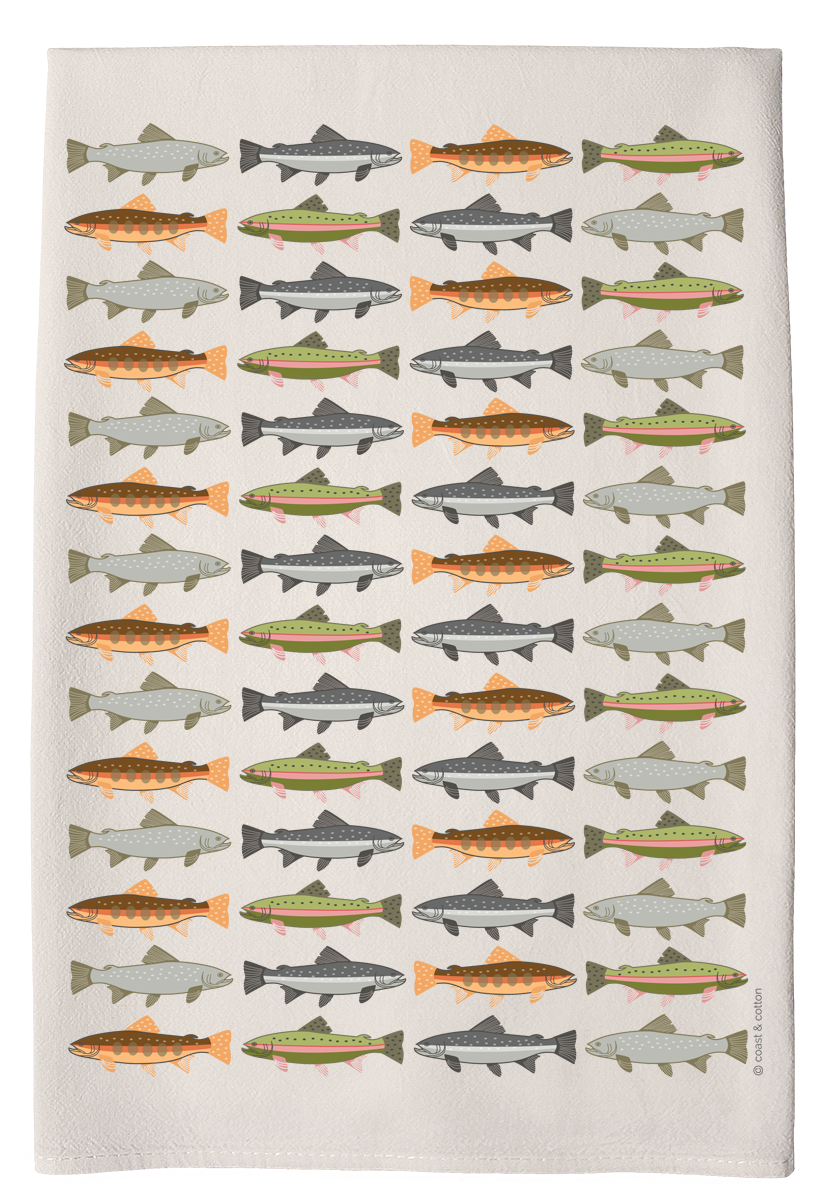 Trout Hand Towel