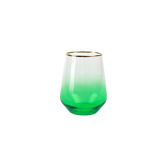 Emerald Stemless Wine Glass