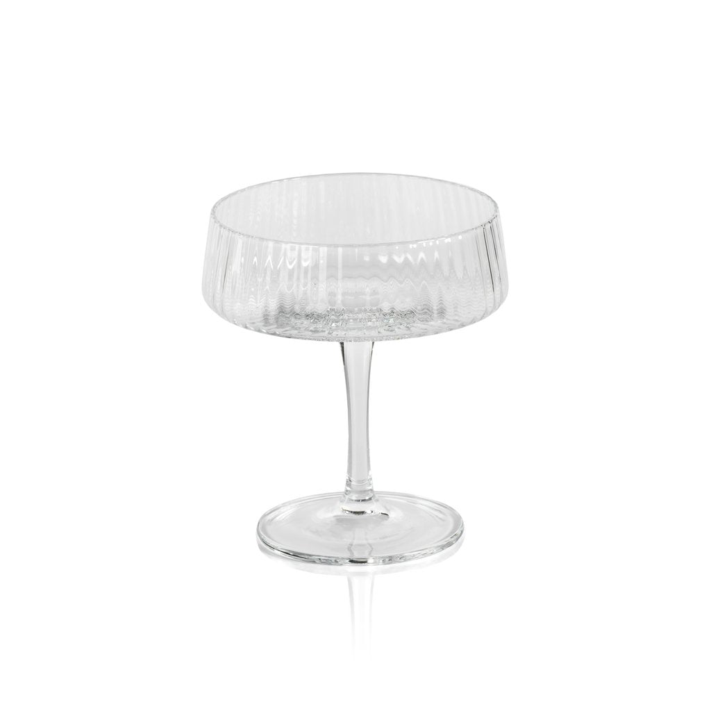 Fluted Textured Martini Glass