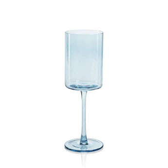 Lt Blue Fruttuoso Wine Glass