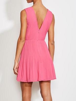 Hot Pink Plus One Mini Dress
