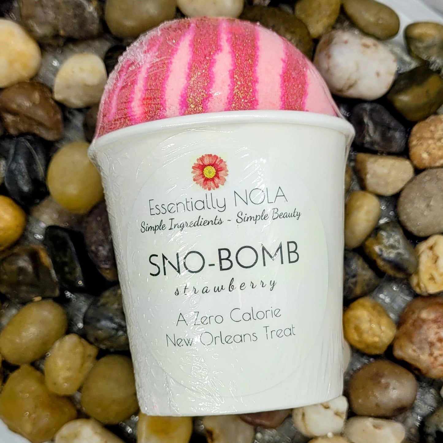 Strawberry Snoball Bath Bomb