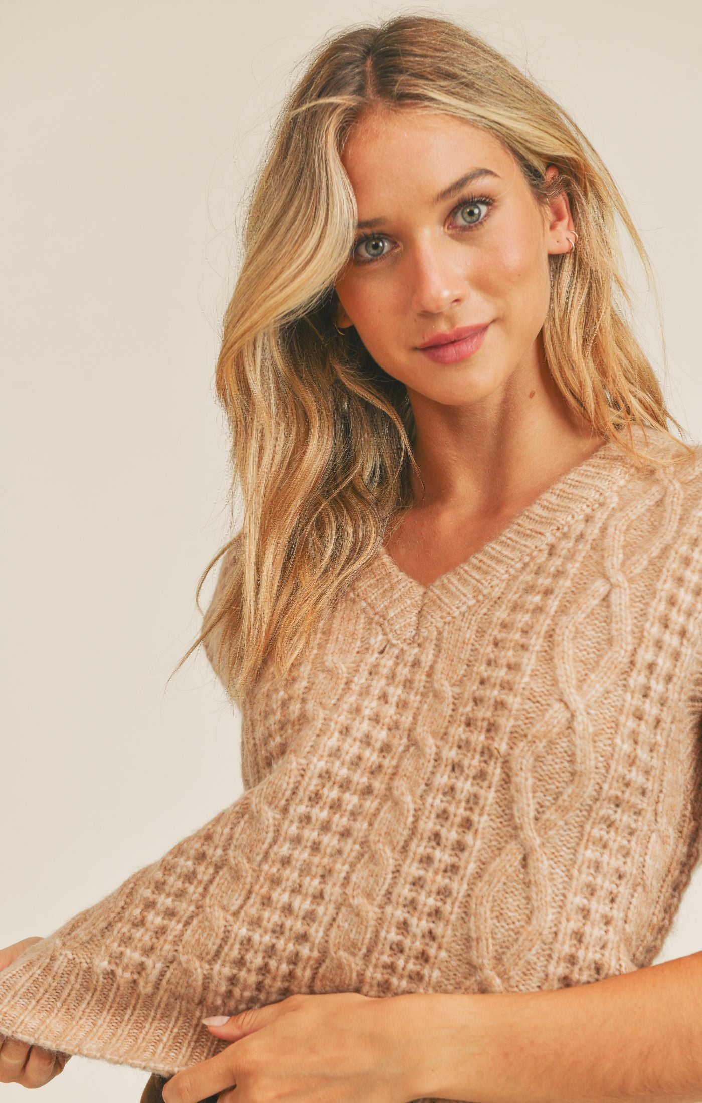 Taupe Best Day Sweater Vest
