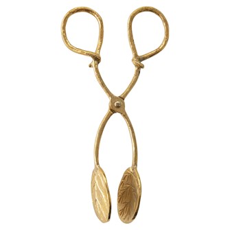 Stamped Brass Tongs