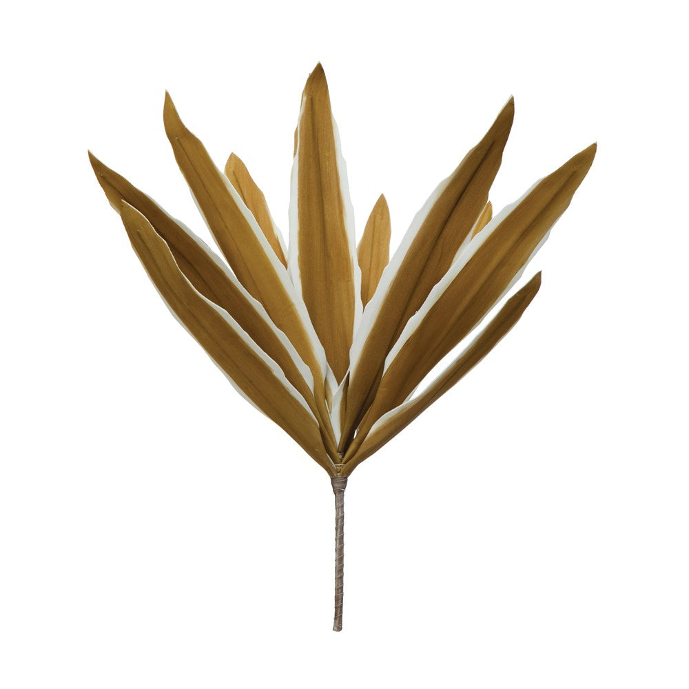 Chartreuse Faux Reed Leaf Stem