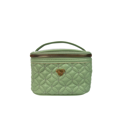 Sage Quilted Getaway Jewelry Case
