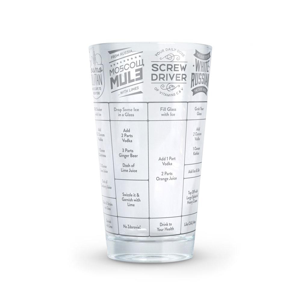 Good Measure Recipe Glass –