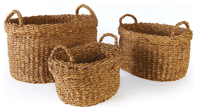 20'' Seagrass Cuff Basket