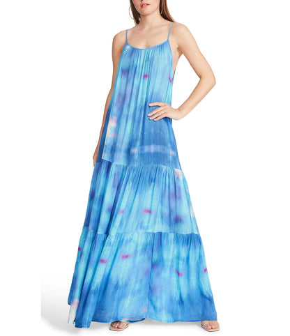 Amparo Blue Water Goddess Maxi Dress