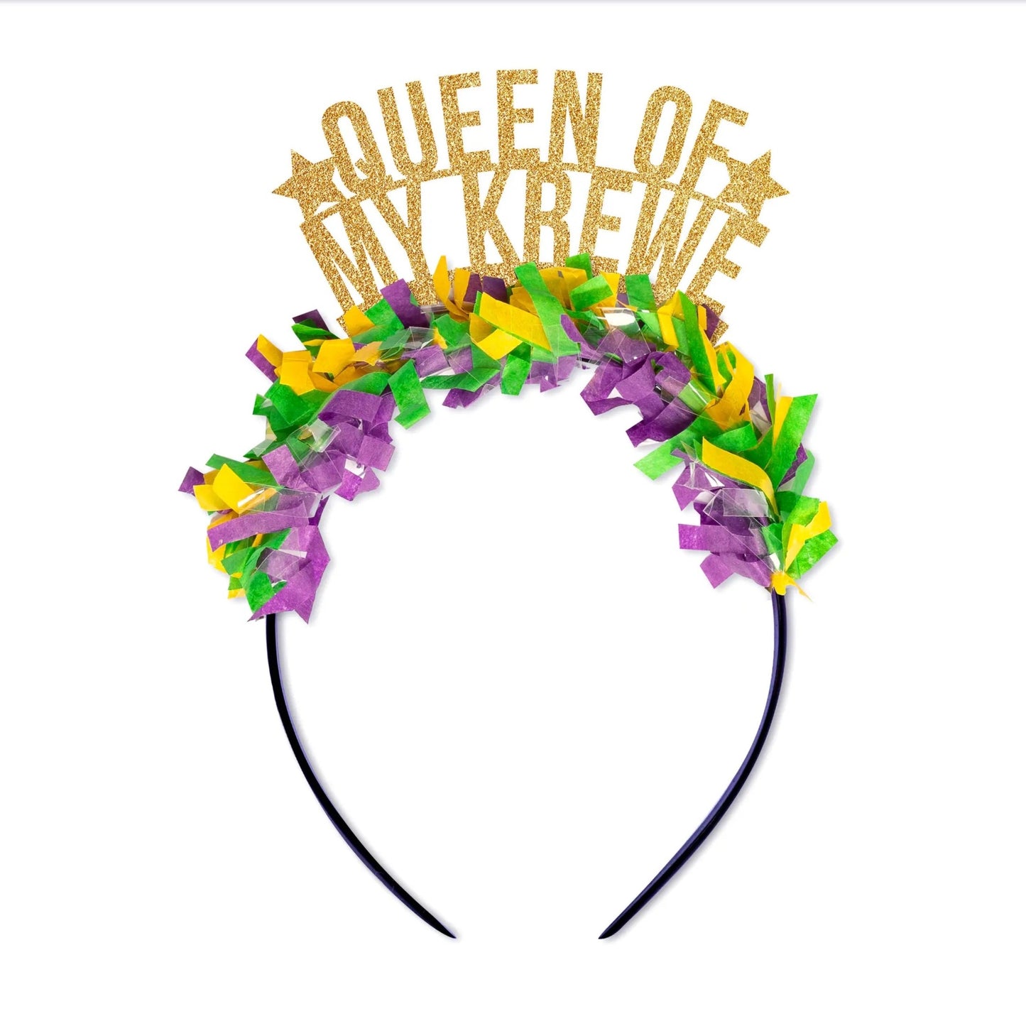 Queen of My Krewe Headband