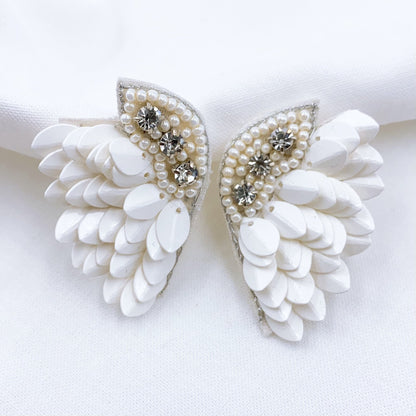 White Angel Earring