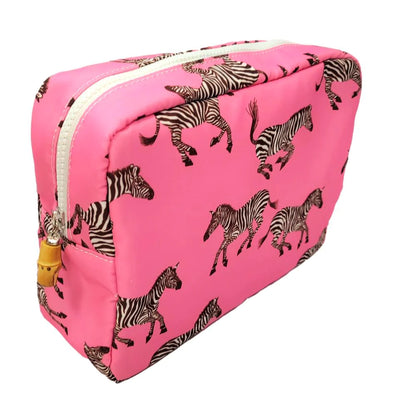 Pink Zebra Big Glam Bag