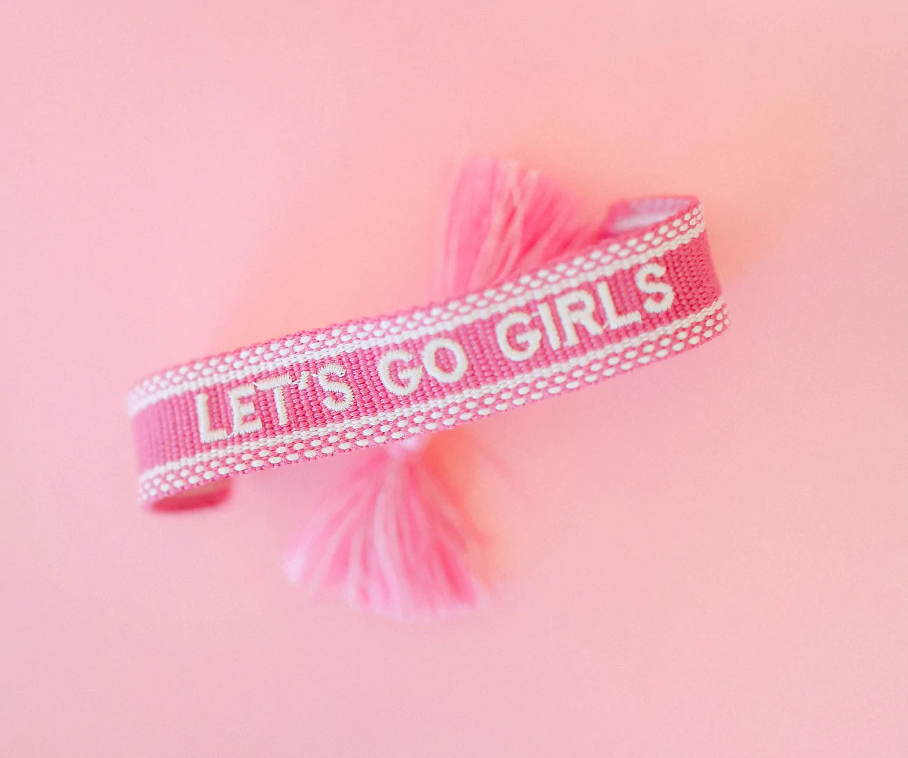 Let's Go Girls Signature Tie Bracelet