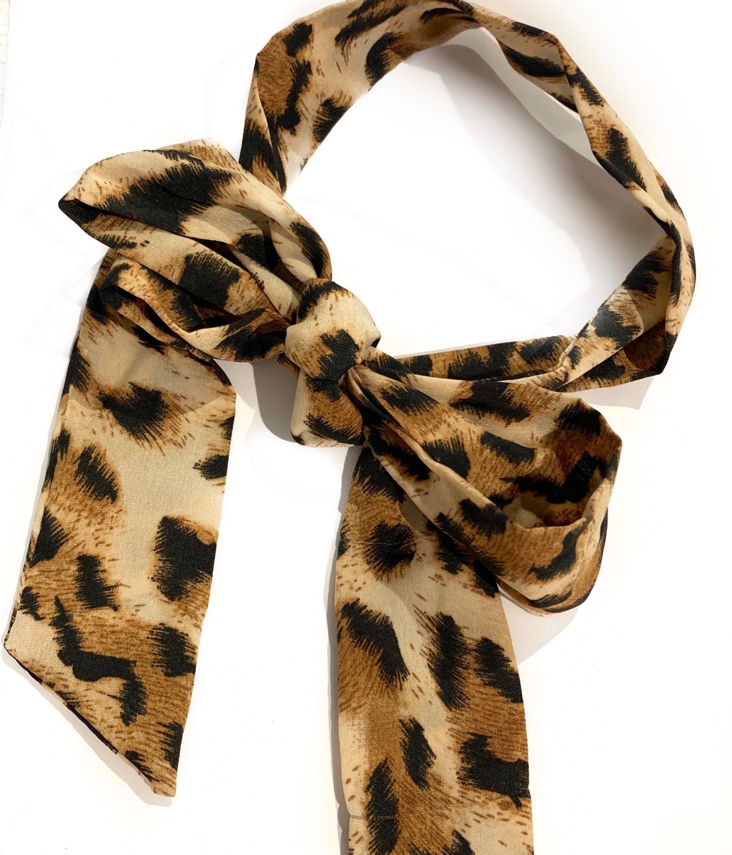 Leopard Scarf Tie