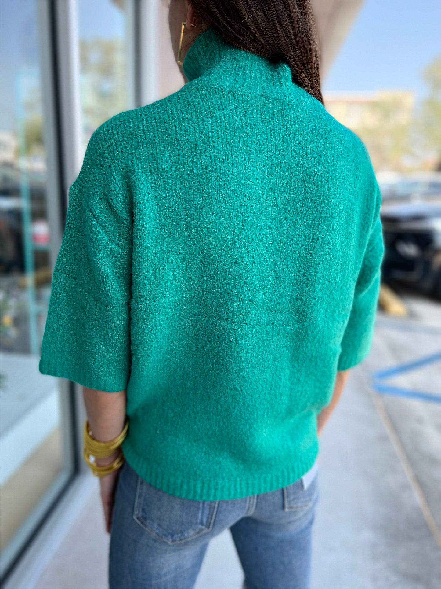 Emerald Elsa T-Neck S/S Sweater