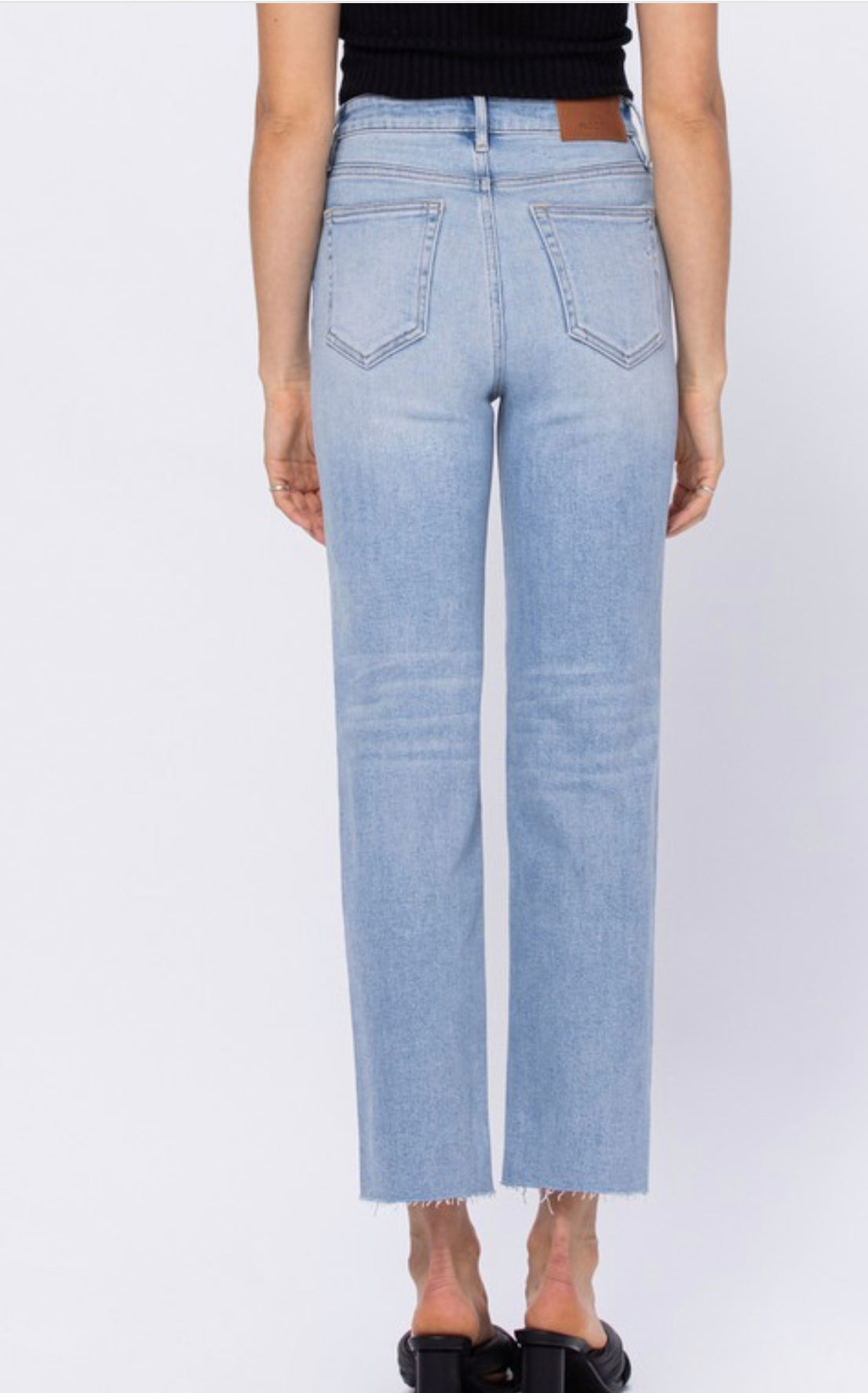 Super Lt Blue Tracey High Rise Straight Jean